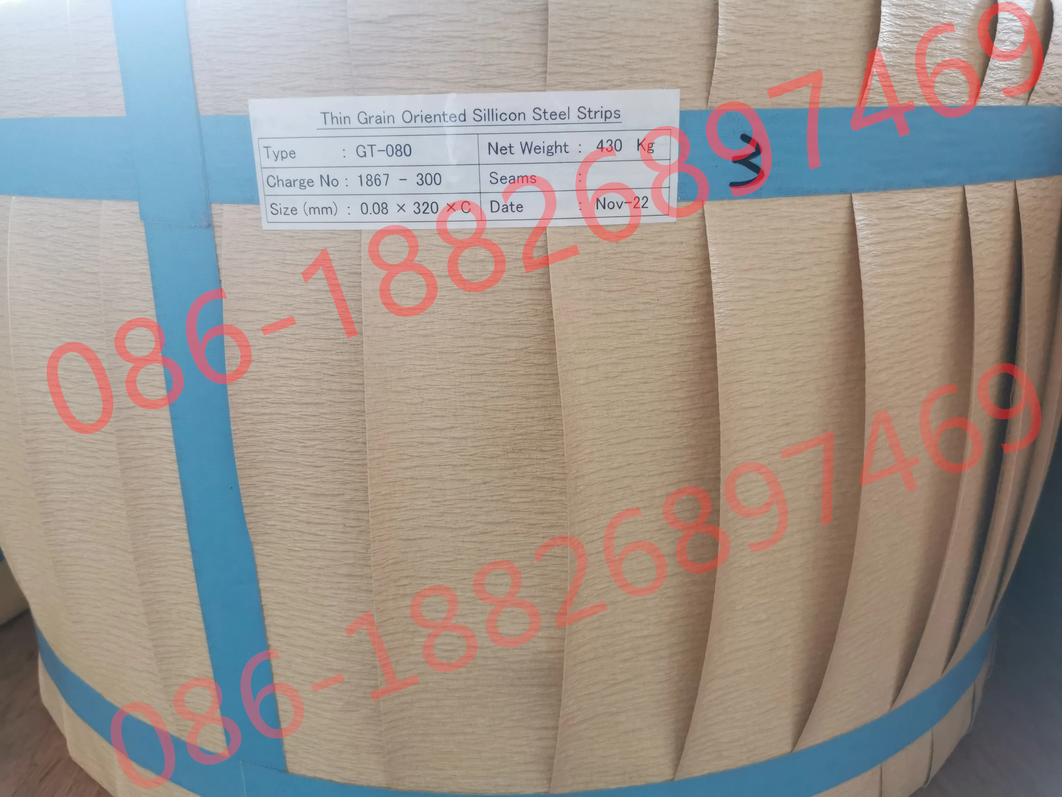 High Permeability Gt-080 Japanese Goes Material 0.08Mm Strips For High Frequency Inductors
