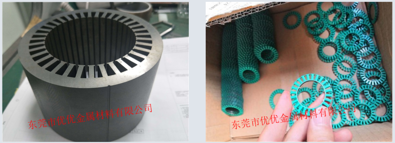 Glue laminated motor core stack, bonding lamination stacks